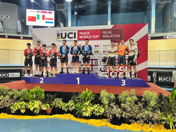 Coppa del Mondo su pista oro del Team Sprint