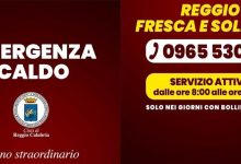 emergenza caldo reggio calabria